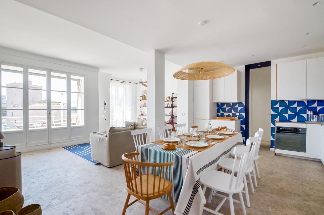 Massilia Blue - Grand Appartement Refait A Neuf Avec Vue Sur Le Vieux Port Marseilles Exterior foto
