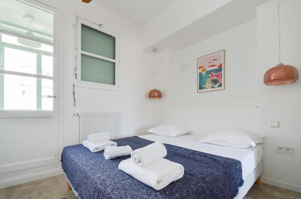 Massilia Blue - Grand Appartement Refait A Neuf Avec Vue Sur Le Vieux Port Marseilles Exterior foto