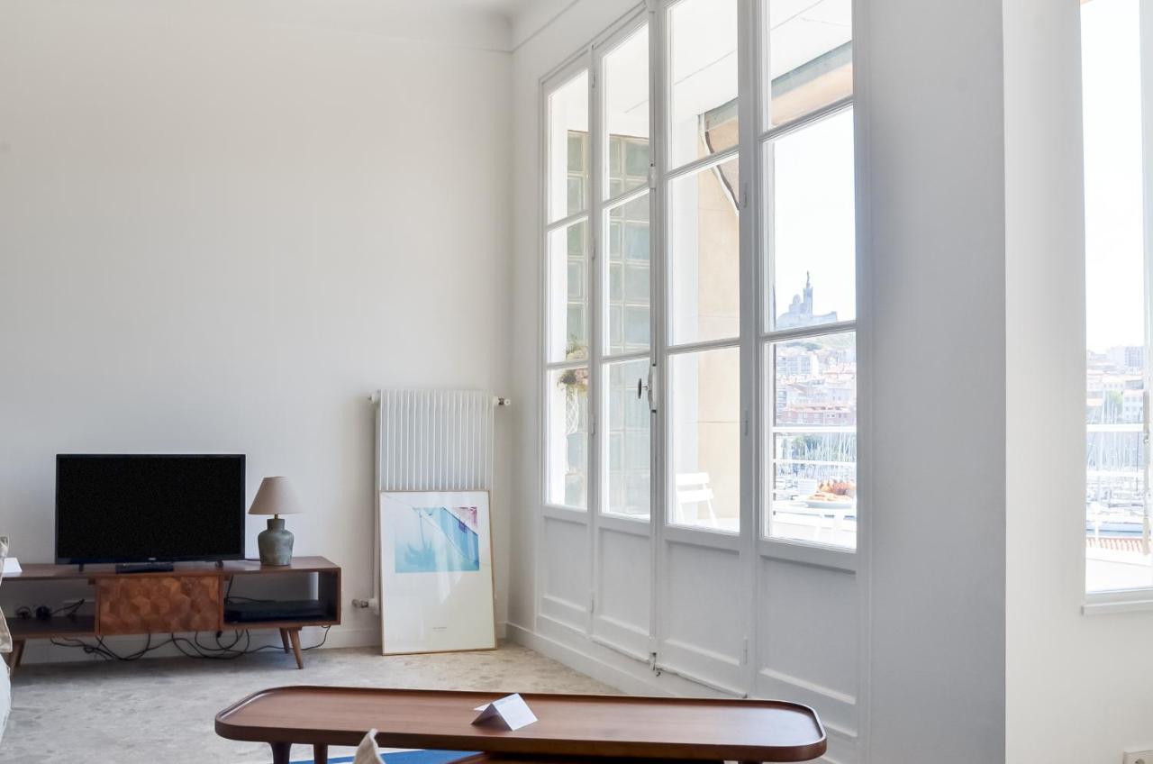 Massilia Blue - Grand Appartement Refait A Neuf Avec Vue Sur Le Vieux Port Marseilles Exterior foto